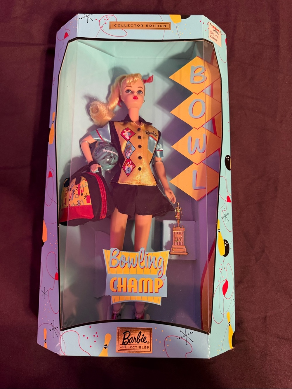 Barbie Bowling Champ, Collector Edition 1999, 25871 Mattel Bag Ball Accessory